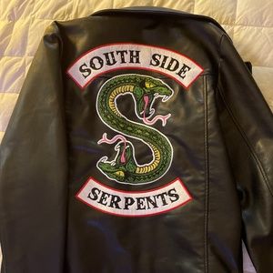 Riverdale southside serpents black leather jacket